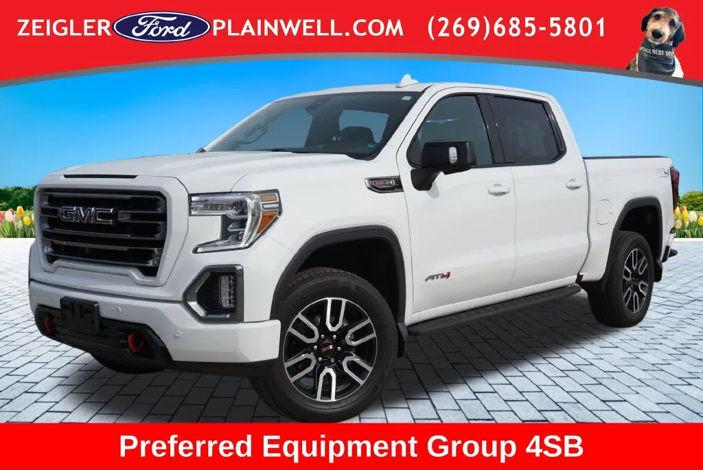 White 2021 GMC Sierra 1500 AT4 for sale in Plainwell, MI