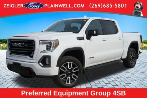 White 2021 GMC Sierra 1500 AT4 for sale in Plainwell, MI