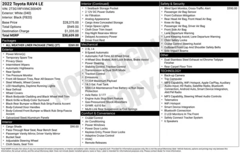 Photos of 2022 Toyota RAV4 LE for sale in Plainwell, MI at Zeigler Ford of Plainwell