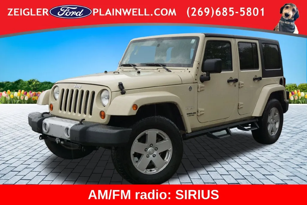 Brown 2011 Jeep Wrangler Unlimited Sahara for sale in Plainwell, MI