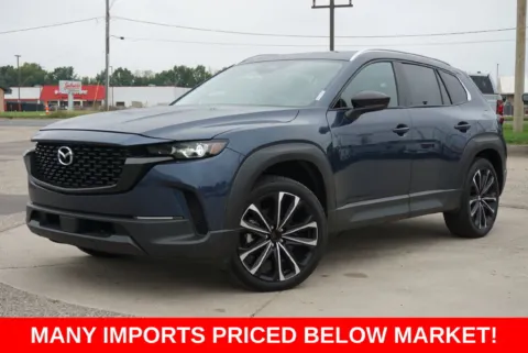 Blue 2025 Mazda CX-50 2.5 S Premium Plus Package for sale in Plainwell, MI