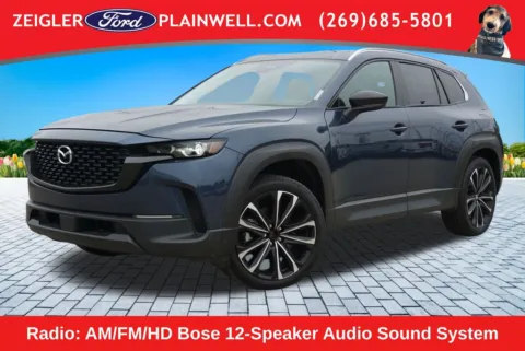 Blue 2025 Mazda CX-50 2.5 S Premium Plus Package for sale in Plainwell, MI