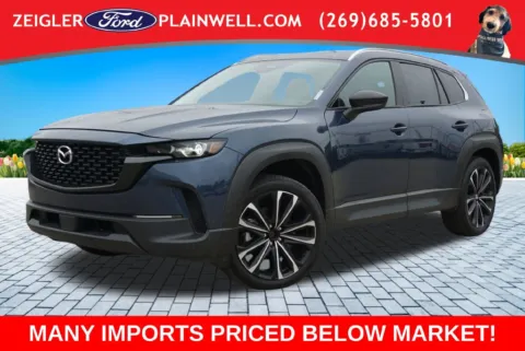 Blue 2025 Mazda CX-50 2.5 S Premium Plus Package for sale in Plainwell, MI