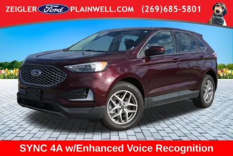 Red 2024 Ford Edge SEL for sale in Plainwell, MI