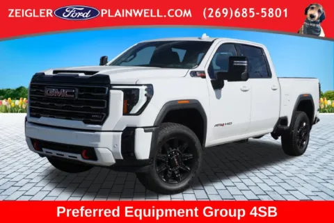 White 2025 GMC Sierra 2500 HD AT4 for sale in Plainwell, MI