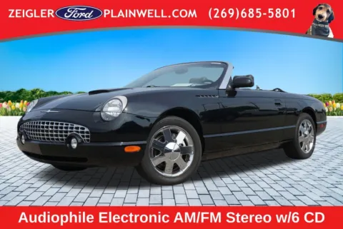 Black 2002 Ford Thunderbird for sale in Plainwell, MI