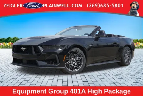 Black 2025 Ford Mustang GT Premium for sale in Plainwell, MI