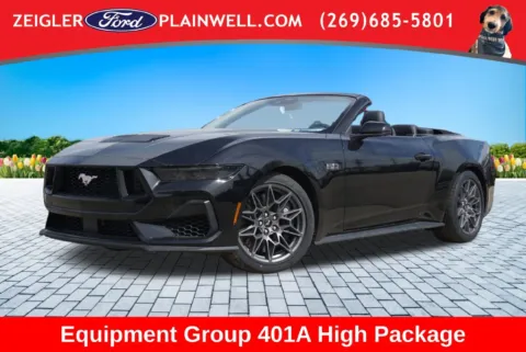 Black 2025 Ford Mustang GT Premium for sale in Plainwell, MI