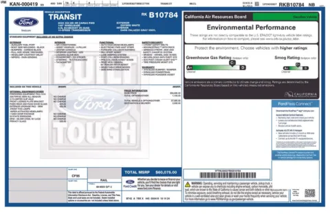 Photos of 2024 Ford Transit-350 for sale in Plainwell, MI at Zeigler Ford of Plainwell
