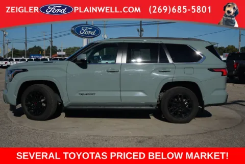 Photos of 2024 Toyota Sequoia SR5 for sale in Plainwell, MI at Zeigler Ford of Plainwell