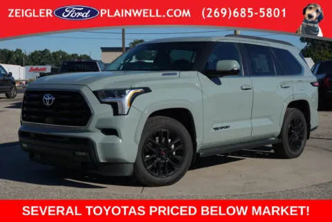 Gray 2024 Toyota Sequoia SR5 for sale in Plainwell, MI