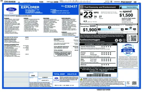 Photos of 2023 Ford Explorer XLT for sale in Plainwell, MI at Zeigler Ford of Plainwell