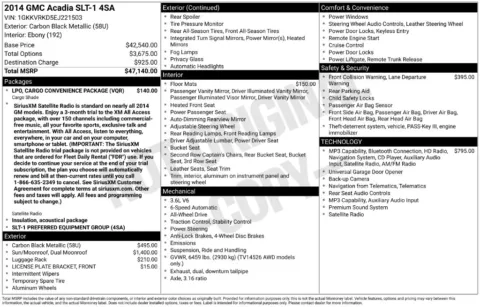 Photos of 2014 GMC Acadia SLT-1 for sale in Plainwell, MI at Zeigler Ford of Plainwell