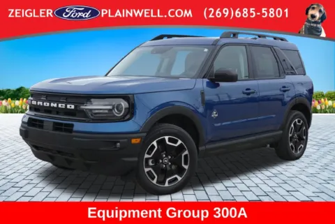 Blue 2023 Ford Bronco Sport Outer Banks for sale in Plainwell, MI