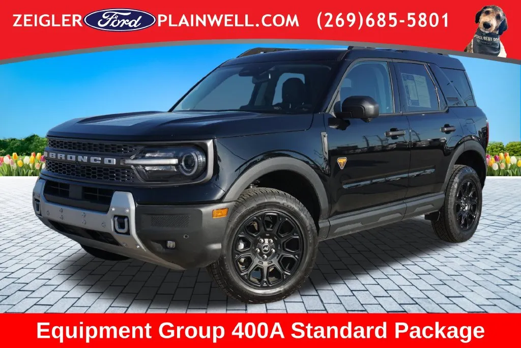 Black 2026 Ford Bronco Sport Badlands for sale in Plainwell, MI