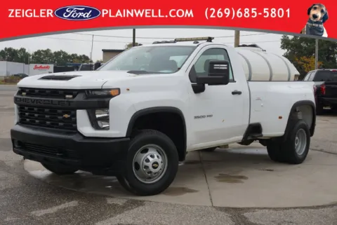 White 2023 Chevrolet Silverado 3500 HD Work Truck for sale in Plainwell, MI