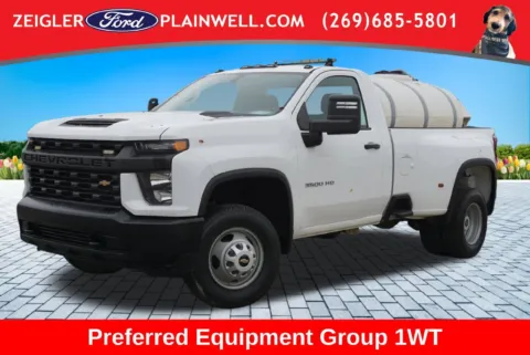 White 2023 Chevrolet Silverado 3500 HD Work Truck for sale in Plainwell, MI