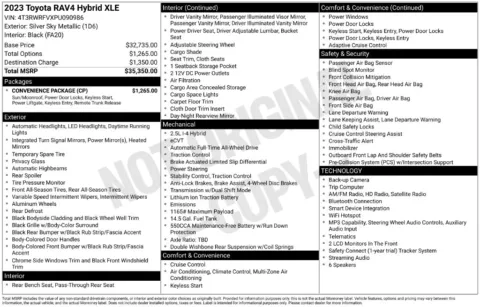 Photos of 2023 Toyota RAV4 Hybrid XLE for sale in Plainwell, MI at Zeigler Ford of Plainwell