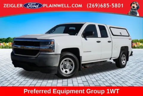 White 2019 Chevrolet Silverado 1500 LD WT for sale in Plainwell, MI