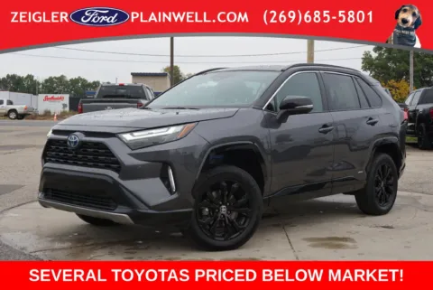 Black 2023 Toyota RAV4 Hybrid XSE for sale in Plainwell, MI