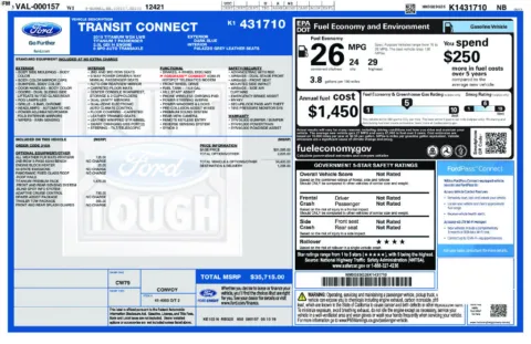 Photos of 2019 Ford Transit Connect Titanium for sale in Plainwell, MI at Zeigler Ford of Plainwell