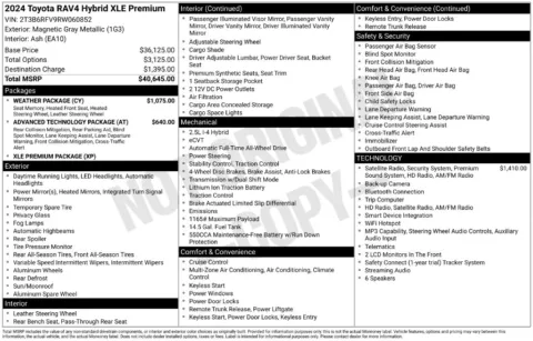 Photos of 2024 Toyota RAV4 Hybrid XLE Premium for sale in Plainwell, MI at Zeigler Ford of Plainwell