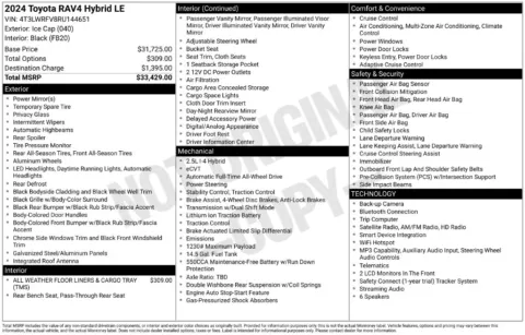 Photos of 2024 Toyota RAV4 Hybrid LE for sale in Plainwell, MI at Zeigler Ford of Plainwell
