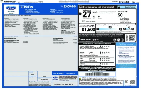 Photos of 2020 Ford Fusion SE for sale in Plainwell, MI at Zeigler Ford of Plainwell