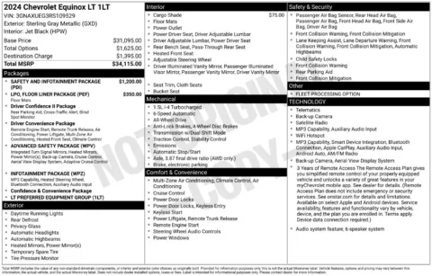 Photos of 2024 Chevrolet Equinox LT for sale in Plainwell, MI at Zeigler Ford of Plainwell