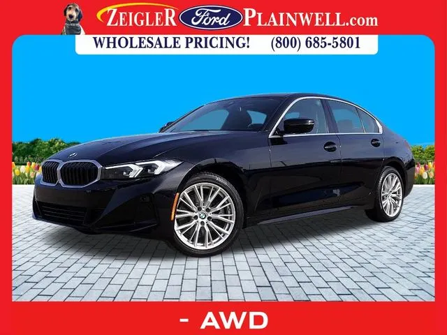 Black 2024 BMW 3 Series 330i xDrive for sale in Plainwell, MI