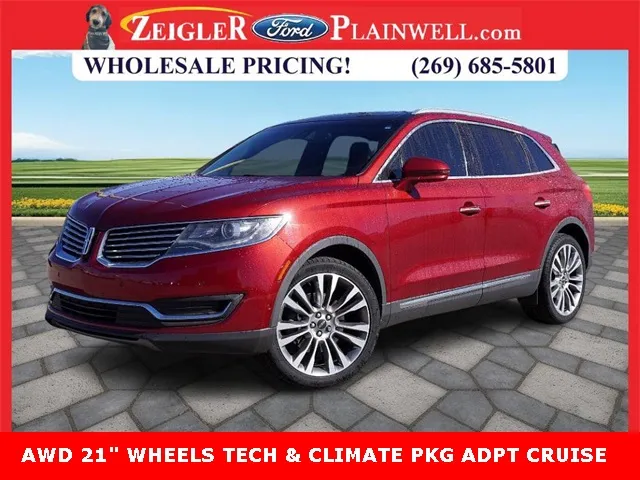 2016 Lincoln MKX Reserve for sale in Plainwell, MI