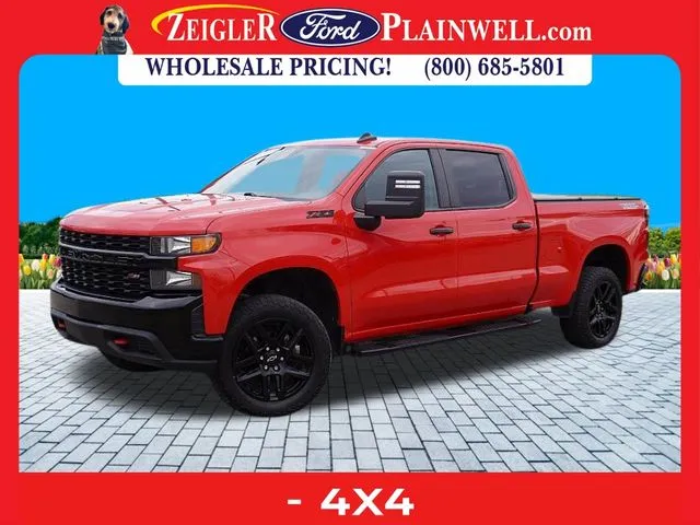 Red 2021 Chevrolet Silverado 1500 Custom Trail Boss for sale in Plainwell, MI