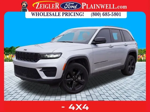 Silver 2023 Jeep Grand Cherokee Altitude for sale in Plainwell, MI