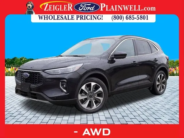 Black 2023 Ford Escape Platinum for sale in Plainwell, MI