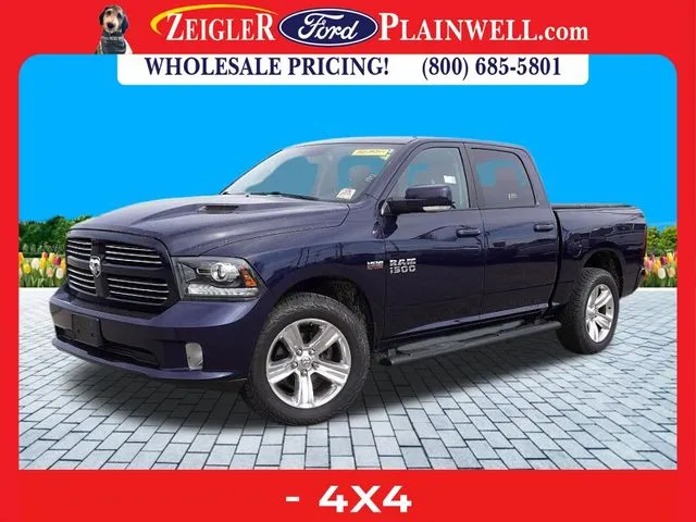 Blue 2017 Ram 1500 Sport for sale in Plainwell, MI