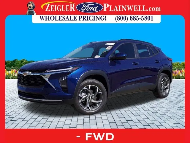 Blue 2024 Chevrolet Trax LT for sale in Plainwell, MI