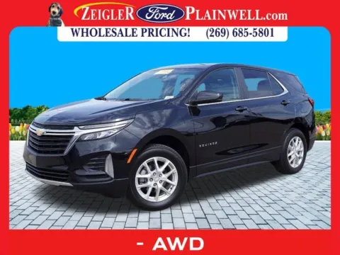 Black 2023 Chevrolet Equinox LT for sale in Plainwell, MI
