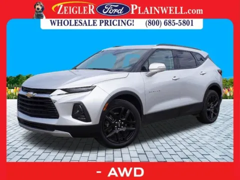 Silver 2022 Chevrolet Blazer LT for sale in Plainwell, MI