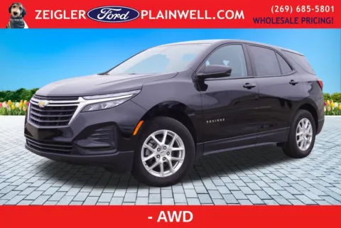 Black 2023 Chevrolet Equinox LS for sale in Plainwell, MI