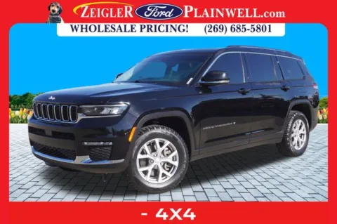 Black 2021 Jeep Grand Cherokee L Limited for sale in Plainwell, MI