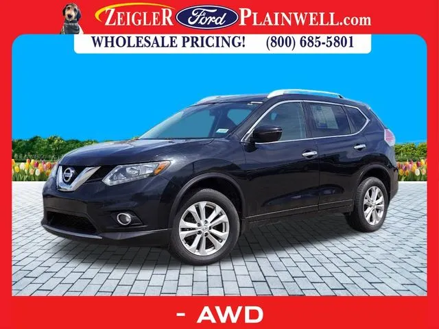 Black 2016 Nissan Rogue SV for sale in Plainwell, MI