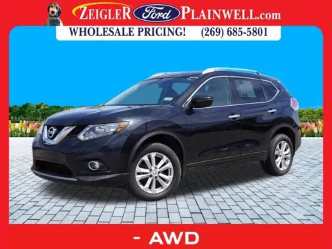 Black 2016 Nissan Rogue SV for sale in Plainwell, MI