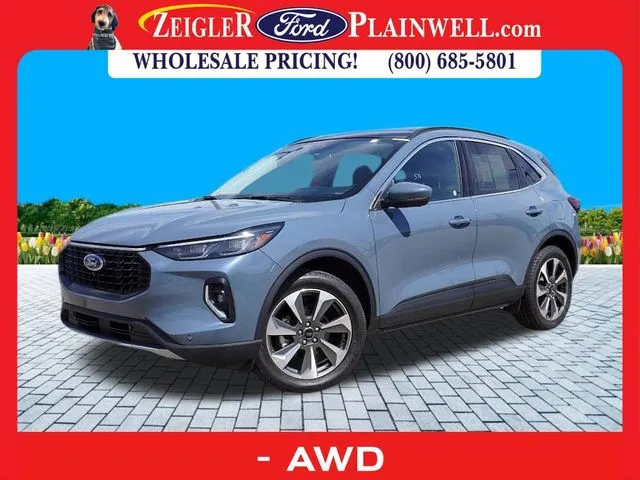 Blue 2023 Ford Escape Platinum for sale in Plainwell, MI