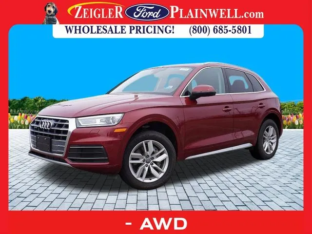 Red 2020 Audi Q5 45 Premium for sale in Plainwell, MI