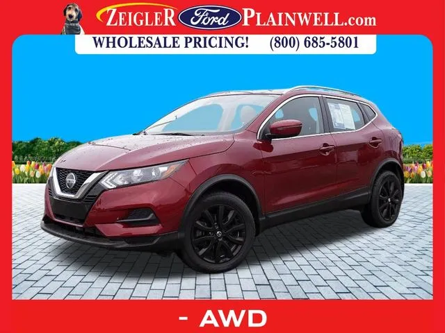 Red 2020 Nissan Rogue Sport SV for sale in Plainwell, MI