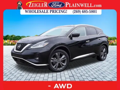 Black 2023 Nissan Murano Platinum for sale in Plainwell, MI