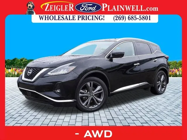 Black 2023 Nissan Murano Platinum for sale in Plainwell, MI