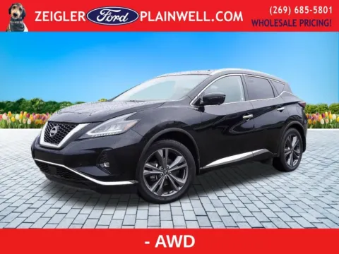 Black 2023 Nissan Murano Platinum for sale in Plainwell, MI