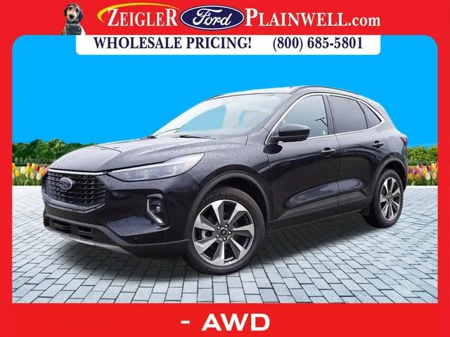 Black 2023 Ford Escape Platinum for sale in Plainwell, MI