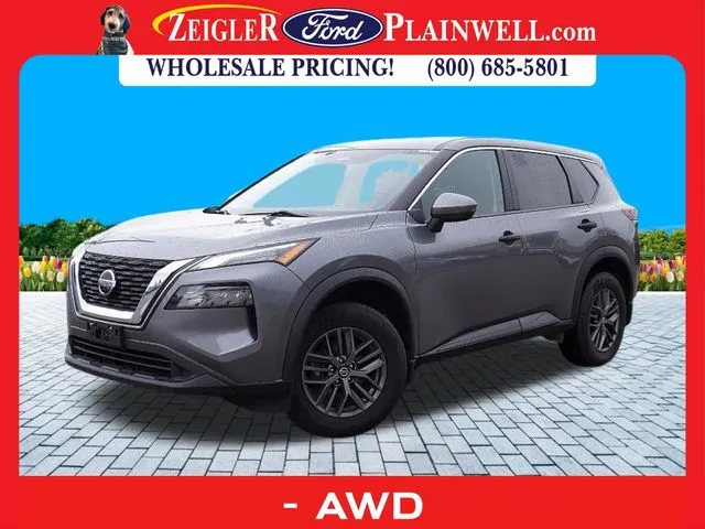 Gray 2021 Nissan Rogue S for sale in Plainwell, MI